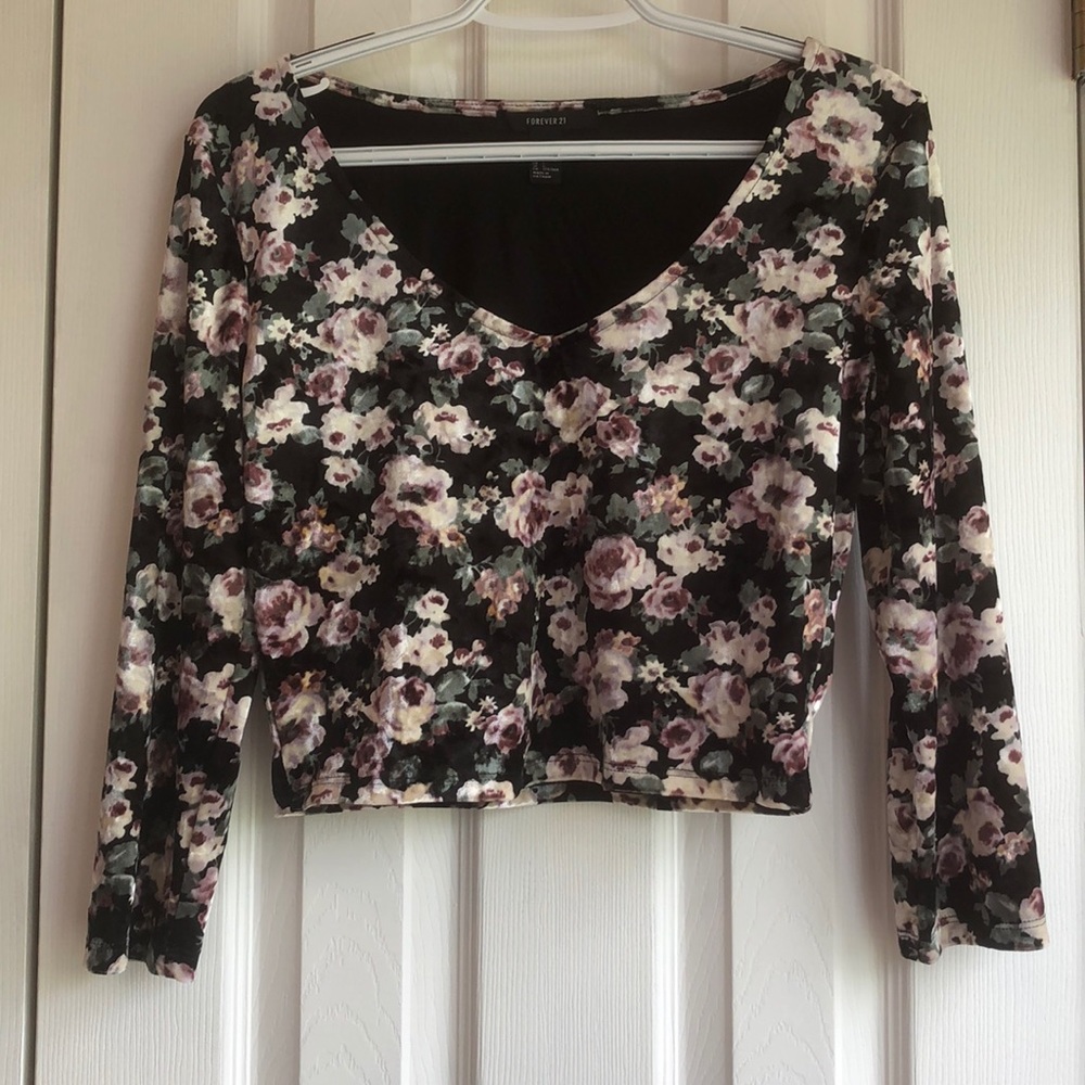Velvet top